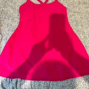 HALARA Easy Peasy Size L Vibrant Pink Athletic Dress